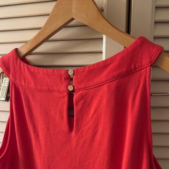 Talbots Sleeveless Red Dress - Picture 4 of 5